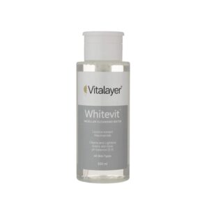 محلول پاک کننده آرایش وایت ویت مناسب پوست های کدر و مستعد لک ویتالیر Vitalayer
