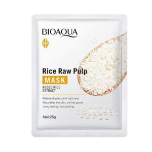 ماسک ورقه ای برنج بایوآکوا BIOAQUA