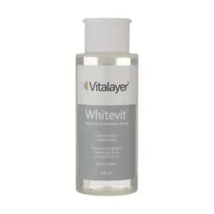 محلول پاک کننده آرایش وایت ویت مناسب پوست های کدر و مستعد لک ویتالیر Vitalayer
