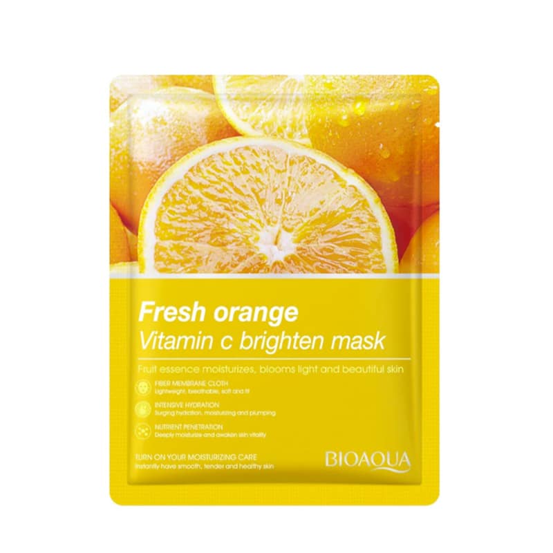 ماسک ورقه ای پرتقال بیوآکوا BIOAQUA