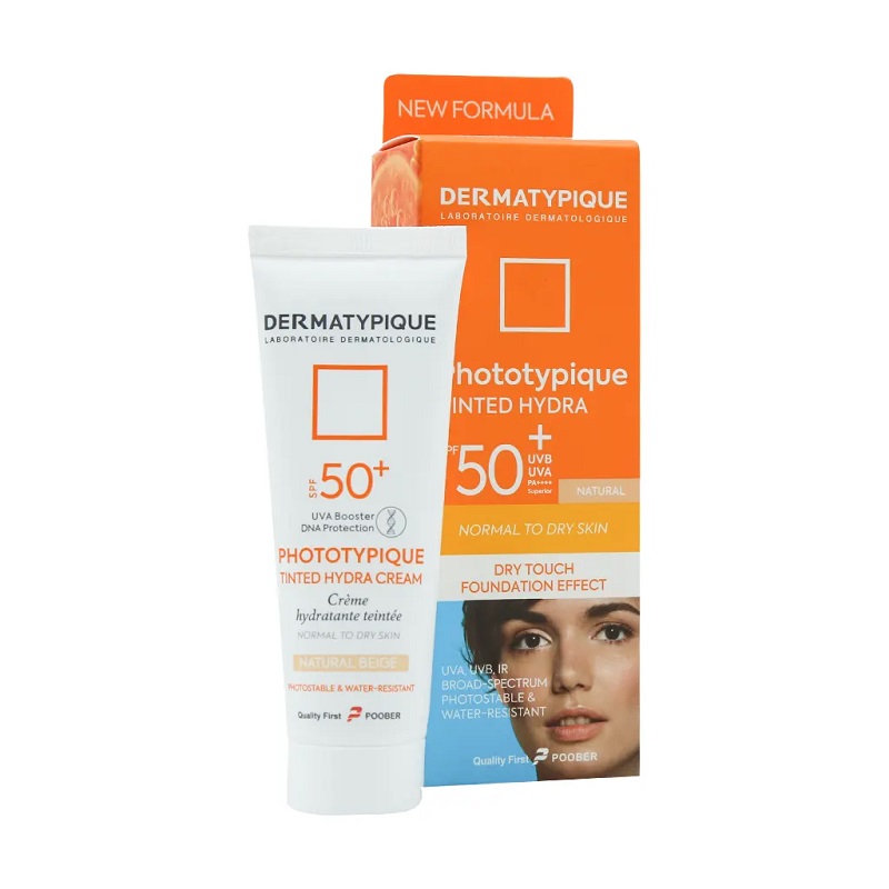 کرم ضد آفتاب بژ طبیعی پوست خشک +SPF50 فتوتیپیک درماتیپیک DERMATYPIQUE