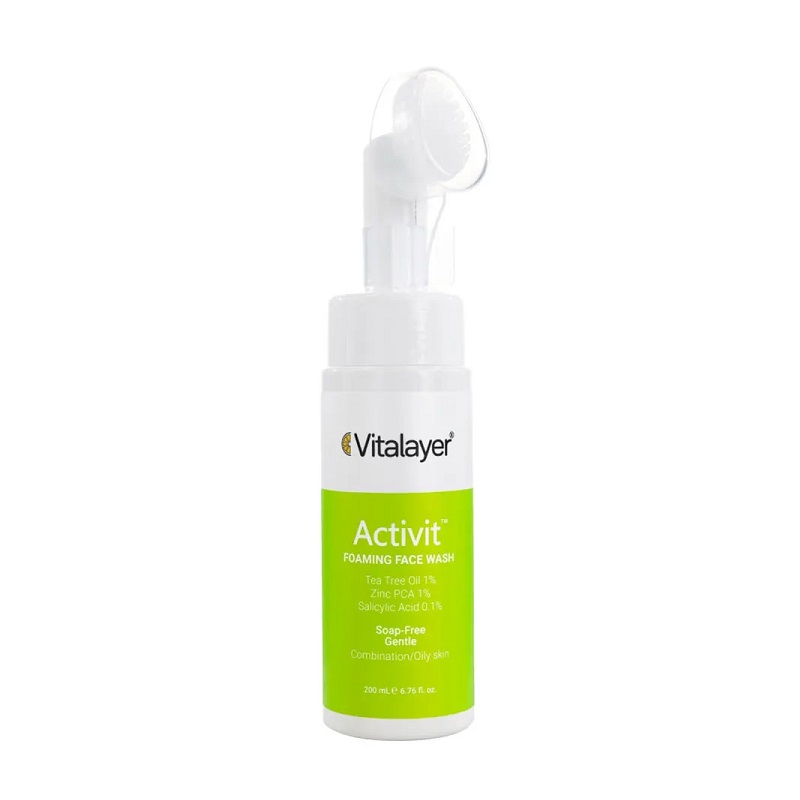 فوم شستشوی صورت اکتی ویت 200 میل ویتالیر Vitalayer