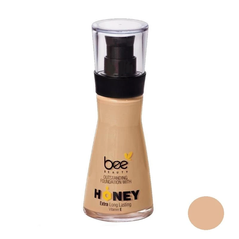 کرم پودر پمپی حاوی عسل 110 بی بیوتی bee BEAUTY