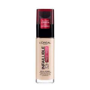 کرم پودر مناسب پوست های خشک تا نرمال پمپی 15 لورال LOREAL