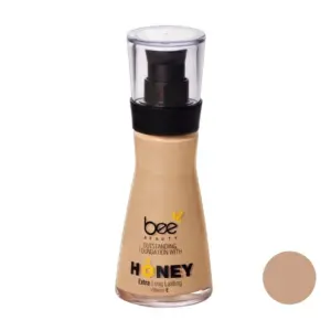 کرم پودر پمپی حاوی عسل 210 بی بیوتی bee BEAUTY
