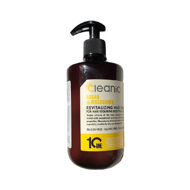 ماسک موی فاقد سولفات حاوی روغن آرگان 550 میل کلینیک کیندی Cleanic kindii