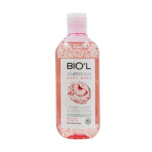 شامپو بدن ژلی سیلکی پیچ بیول 400میل BIOL