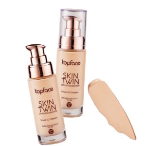 کرم پودر پمپی اسکین توین SKIN TWIN 001 تاپ فیس topface
