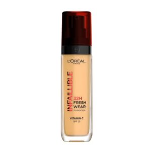 کرم پودر مناسب پوست های خشک تا نرمال پمپی 140 لورال LOREAL
