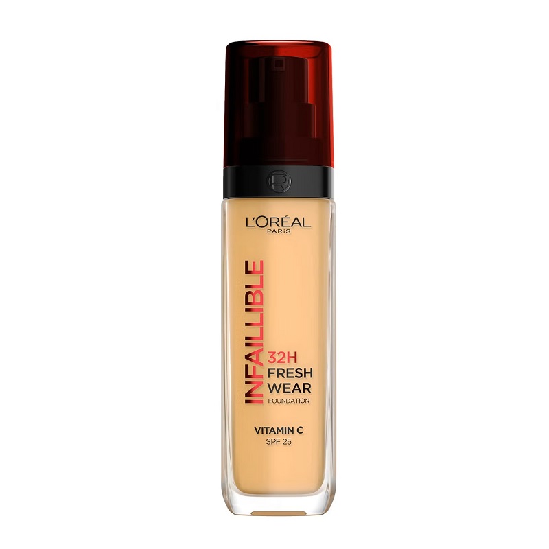 کرم پودر مناسب پوست های خشک تا نرمال پمپی 140 لورال LOREAL