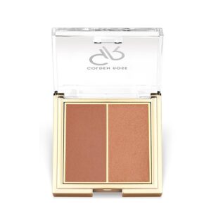 رژگونه دو رنگ آیکونیک 05 WARM PEARL گلدن رز GOLDEN ROSE