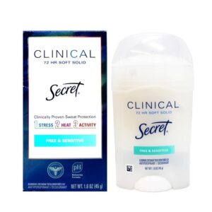 مام کلینیکال FREE & SENSITIVE سکرت Secret