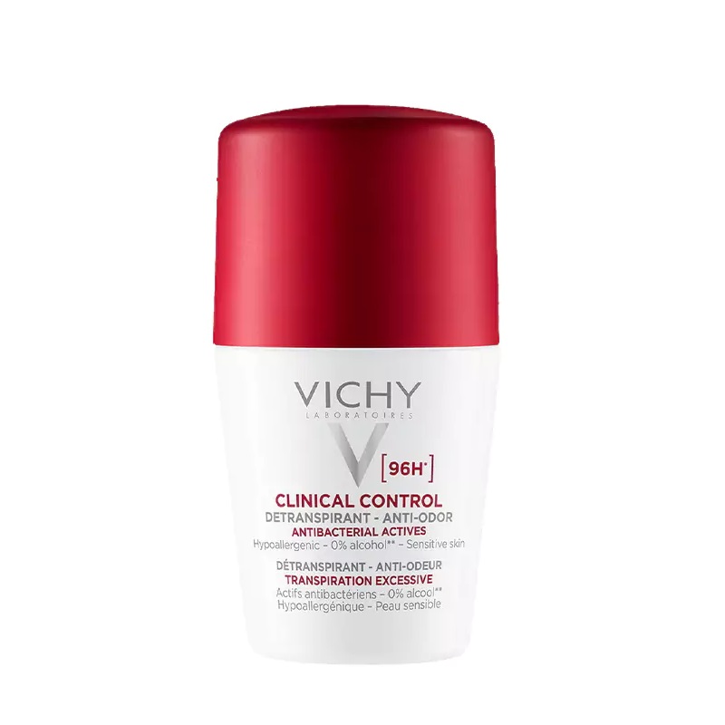 مام رول ضد تعریق زنانه کلینیکال 96 ساعته CLINICAL CONTROL ویشیVICHY