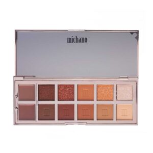 پالت سایه 12 رنگ COPPER GLOW میچانو michano