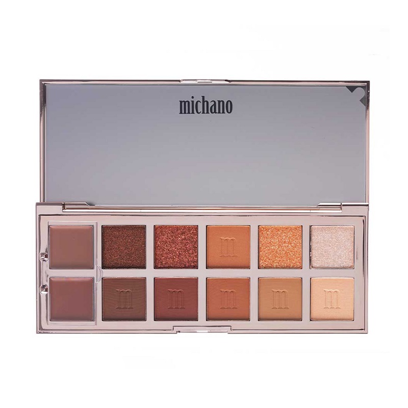 پالت سایه 12 رنگ COPPER GLOW میچانو michano