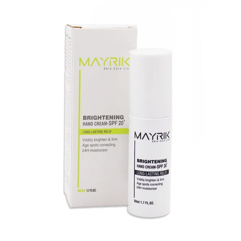 کرم دست روشن کننده +SPF20 میریک MAYRIK