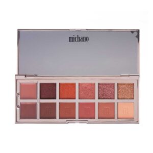 پالت سایه 12 رنگ DUSTY ROSE میچانو michano