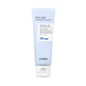 ضد آفتاب هیالورونیک اسید SPF50 مدل ULTRA LIGHT کوزارکس COSRX