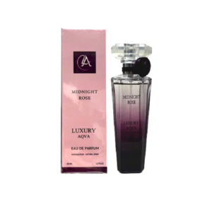 عطر ادوپرفیوم زنانه 50 میل MIDNIGHT ROSE لاکچری آکوا LUXURY AQVA