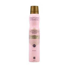اسپری خوشبو کننده بدن زنانه LAMOUR LALIQUE حجم 200 میلی لیتر بادی کر BODY CARE