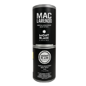 اسپری پرفیوم دئودورانت بدن مردانه مونت بلنک لجند مک لارنو MAC LARENO